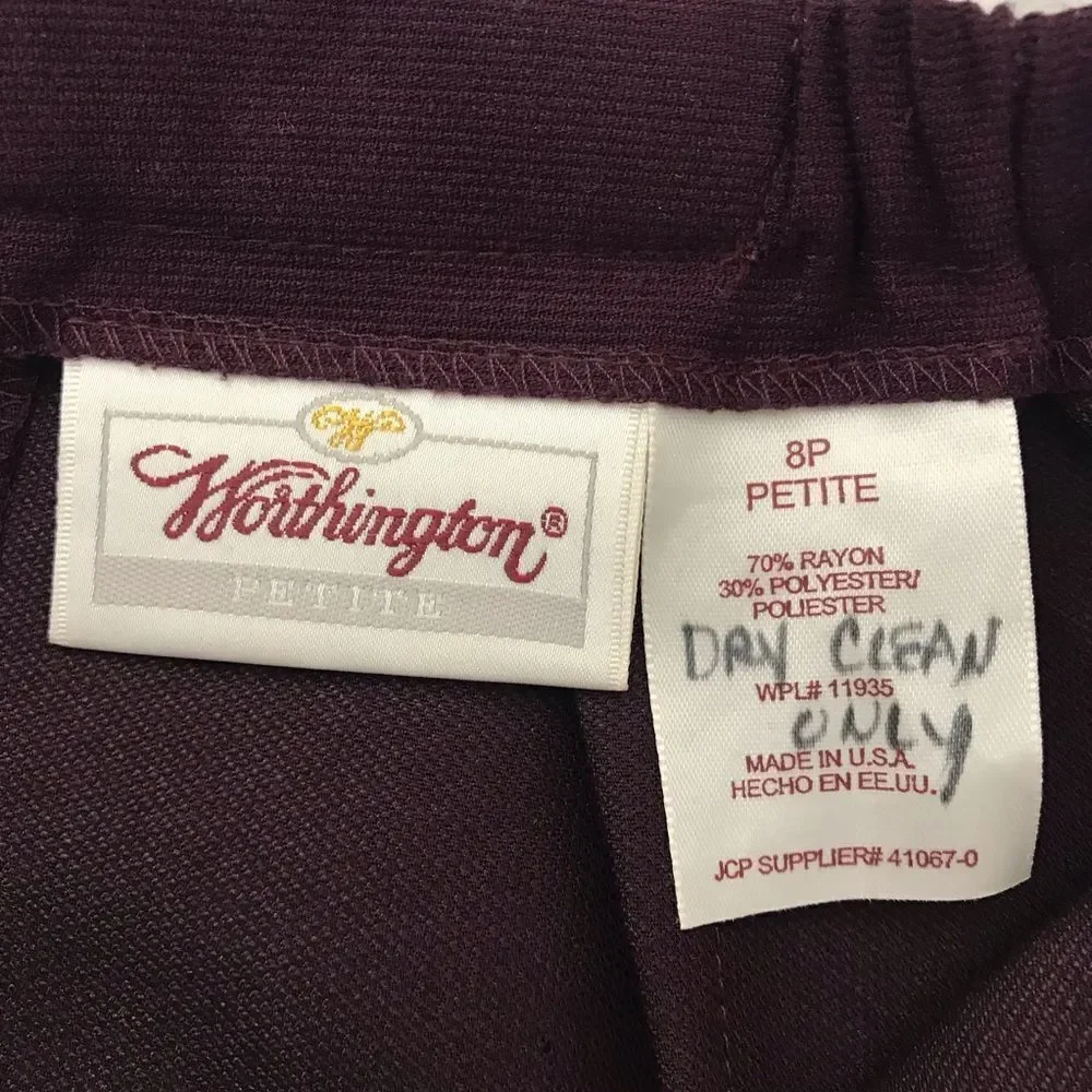 ‎Worthington Petites plum skirt 8P